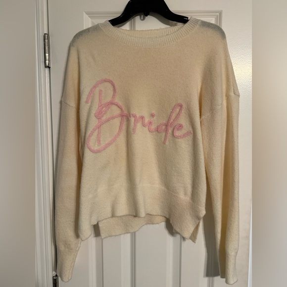 Bride Long Sleeve Sweater Shirt - Picture 2 of 6